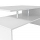 Kavos staliukas, med. drožlių plokštės, 90x59x42cm, baltos sp.