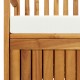 Sodo suoliukas-daiktadėžė, akacijos medienos mas., 120x63x84cm
