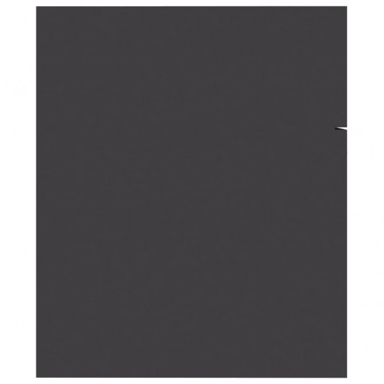 Spintelė praustuvui, pilkos spalvos, 60x38,5x46cm, MDP