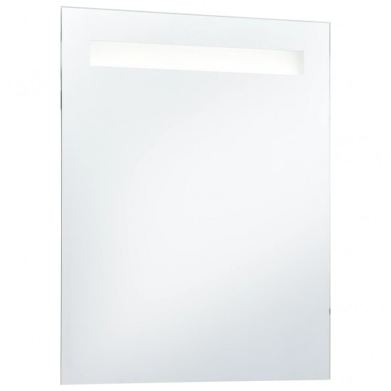 Sieninis vonios kambario veidrodis su LED, 50x60cm