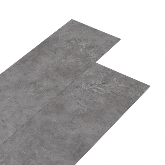 Grindų plokštės, betono pilka, PVC, prilipdomos, 5,02m², 2mm
