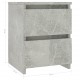 Naktinė spintelė, betono pilkos spalvos, 30x30x40 cm, MDP