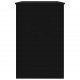 Rašomasis stalas, juodos spalvos, 100x50x76cm, MDP