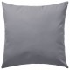 Lauko pagalvės, 4 vnt., pilkos spalvos, 45x45cm