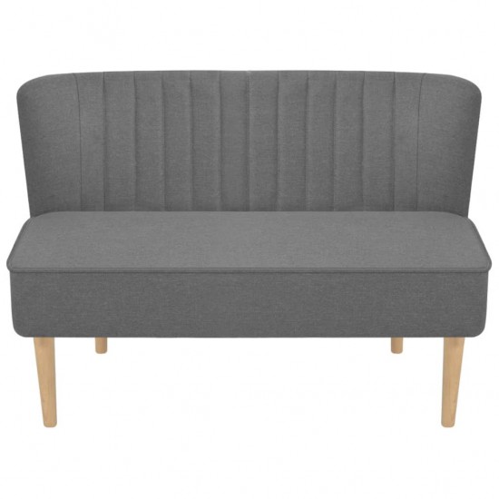 Sofa, audinys, 117x55,5x77cm, šviesiai pilka