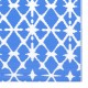 Lauko kilimas, mėlynos ir baltos spalvos, 190x290cm, PP