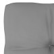 Paletės pagalvėlė, pilkos spalvos, 80x80x10cm, audinys