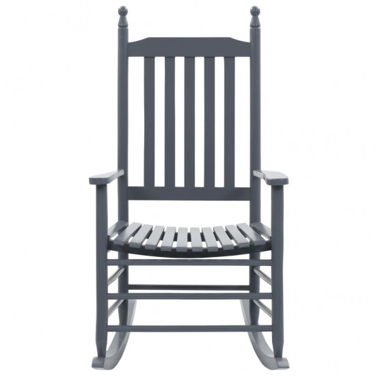 Supama kėdė su išlenkta sėdyne, pilka, tuopos mediena