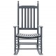 Supama kėdė su išlenkta sėdyne, pilka, tuopos mediena