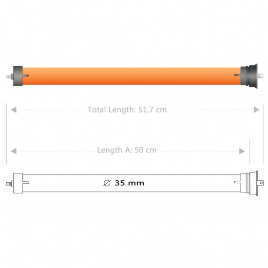 Vamzdiniai varikliai, 5vnt., 10 Nm (5x144000)