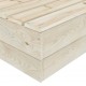 Sodo staliukas, 60x60x30cm, impregnuota eglės mediena
