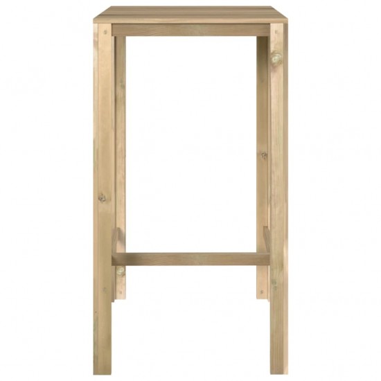 Baro stalas, 60x60x110cm, impregnuota pušies mediena