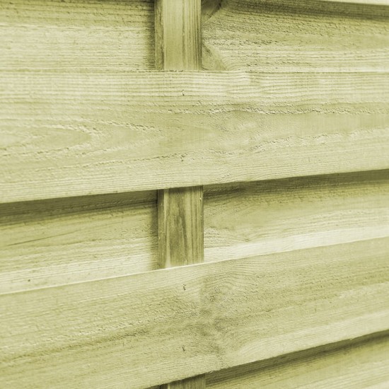 Sodo vartai, 2vnt., žali, 150x75cm, impregnuota pušies mediena
