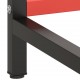 Darbastalio rėmas, juodas ir raudonas, 220x57x79cm, metalas