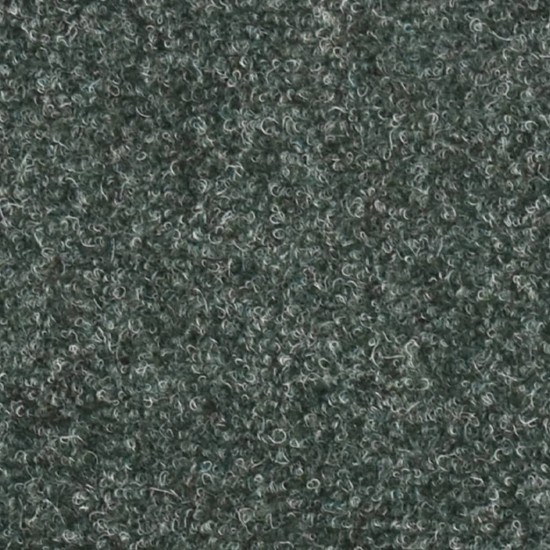 Lipnūs laiptų kilimėliai, 15vnt., žalios spalvos, 56x17x3cm