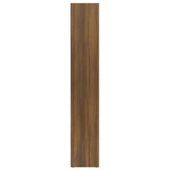 Spintelės diskams, 2vnt., rudos ąžuolo, 21x16x93,5cm, mediena