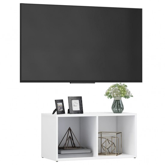 Televizoriaus spintelė, baltos spalvos, 72x35x36,5cm, MDP