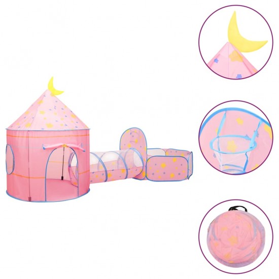 Vaikiška žaidimų palapinė, rožinės spalvos, 301x120x128cm