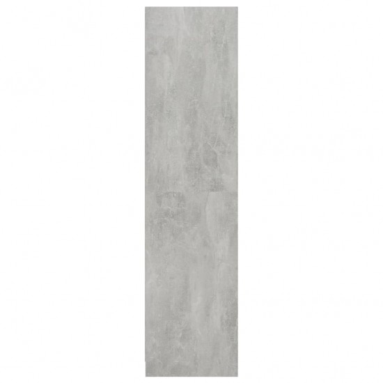 Drabužių spinta, betono pilkos spalvos, 50x50x200 cm, MDP