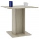 Valgomojo stalas, sonoma ąžuolo spalvos, 80x80x75 cm, MDP