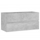 Spintelė praustuvui, betono pilkos spalvos, 90x38,5x45cm, MDP