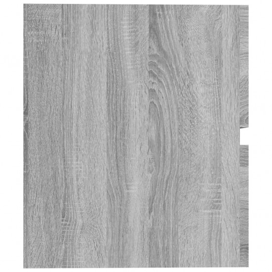Spintelė praustuvui, pilka ąžuolo, 60x38,5x45cm, mediena