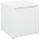 Dėžė-stalčius, baltos spalvos, 40,5x40x40cm, apdirbta mediena