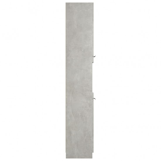 Vonios kambario spintelė, betono pilka, 32x34x188,5cm, mediena
