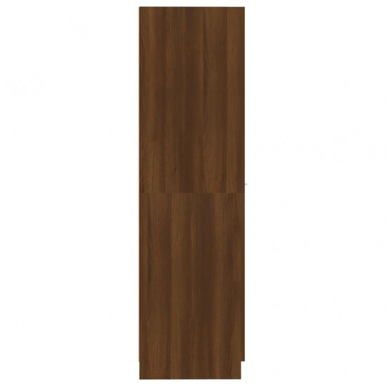 Vaistų spintelė, rudos ąžuolo spalvos, 30x42,5x150cm, mediena