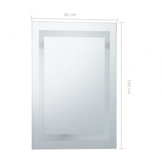 Vonios kambario veidrodis su LED ir liečiamu jutikliu, 60x100cm
