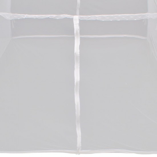 Stovyklavimo palapinė, 200x150x145cm, balta, stiklo pluoštas