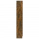 Vitrininė spintelė, dūminio ąžuolo, 82,5x30,5x185,5cm, mediena