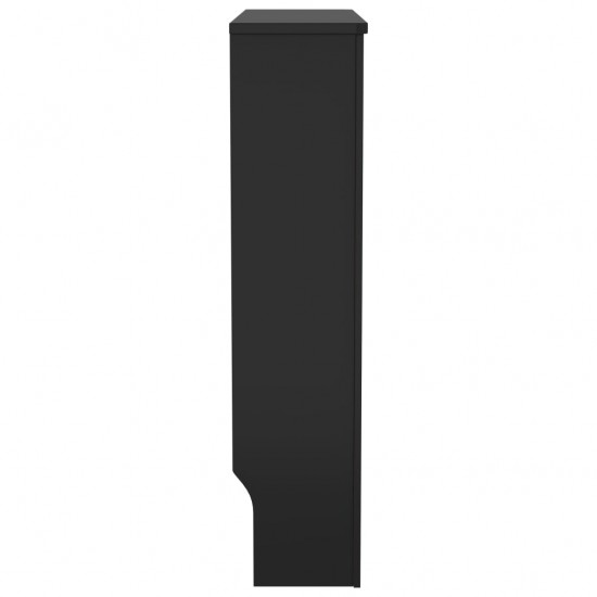 Radiatoriaus uždangalas, juodos spalvos, 78cm, MDF