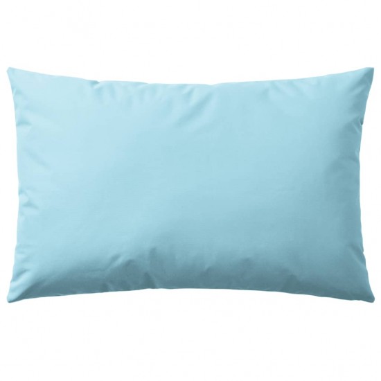Lauko pagalvės, 4 vnt., šviesiai mėlynos sp., 60x40cm