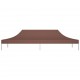 Proginės palapinės stogas, rudos spalvos, 6x3m, 270 g/m²