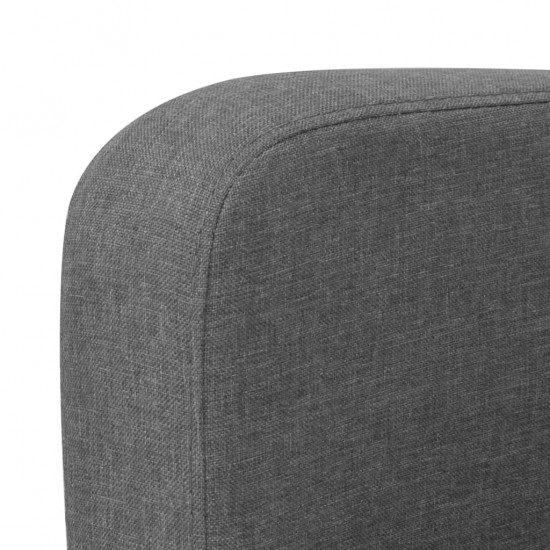 Dvivietė sofa, 135x65x76, tamsiai pilka