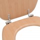 Klozeto sėdynė su dangčiu, MDF, bambuko dizaino