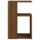 Šoninis staliukas, rudas ąžuolo, 36x30x56cm, apdirbta mediena
