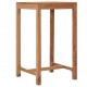 Sodo baro stalas, 60x60x105cm, tikmedžio medienos masyvas