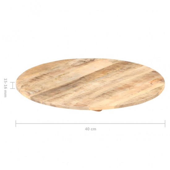 Stalviršis, 40cm, mango medienos masyvas, apskritas, 15-16mm