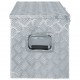 Aliuminio dėžė, 110,5x38,5x40cm, sidabrinė