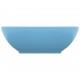 Prabangus praustuvas, matinis mėlynas, 40x33cm, keramika