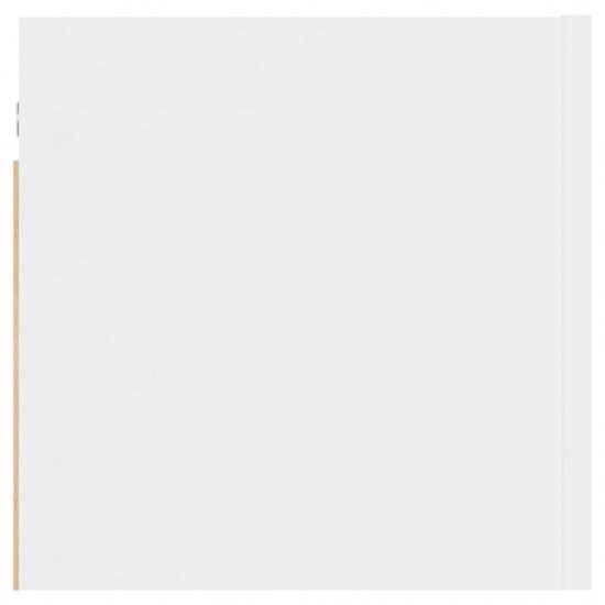 Naktinė spintelė, baltos spalvos, 30,5x30x30cm, MDP
