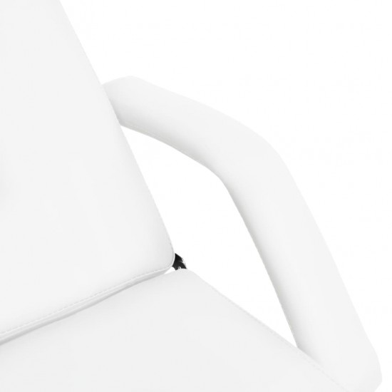 Masažinis stalas, baltos spalvos, 180x62x(86,5-118)cm