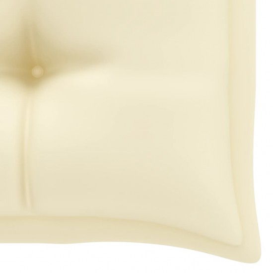 Sodo suoliuko pagalvėlė, kreminės spalvos, 100x50x7cm, audinys