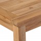 Sodo stalas, 150x90x77cm, tikmedžio medienos masyvas