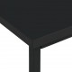 Rašomasis stalas su stalčiais, juodas, 105x52x75cm, plienas