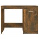 Rašomasis stalas, dūminio ąžuolo spalvos, 100x50x76cm, mediena