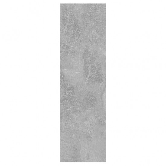 Sieninė lentyna, betono pilkos spalvos, 75x16x55cm, MDP