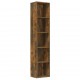 Spintelė knygoms, dūminio ąžuolo, 40x30x189cm, apdirbta mediena